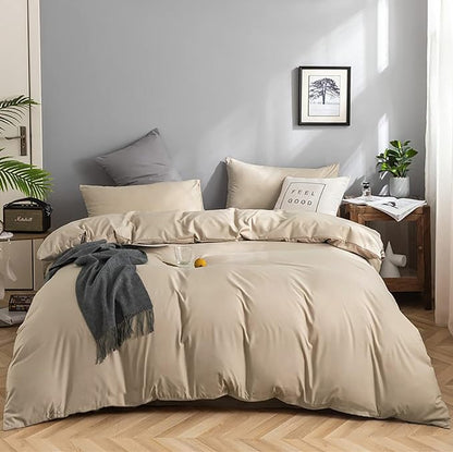 Champagne Comforter Set Queen Beige Bedding Set Women Light Khaki Comforter Set Queen 3 PCs Durable Comforter Queen Khaki Bedding Set Breathable Light Champagne Bed Comforter Set