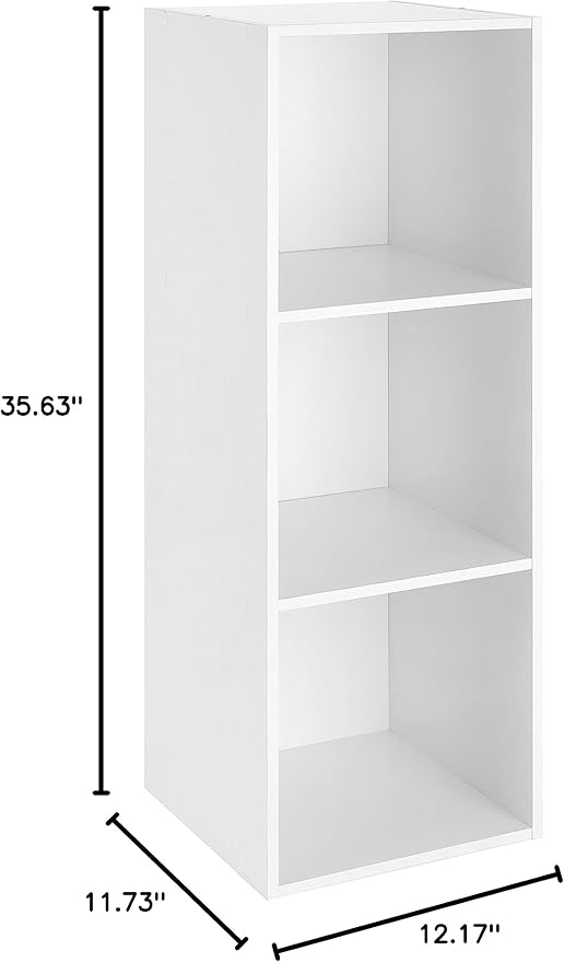 Whitmor 3 Cube Organizer, White