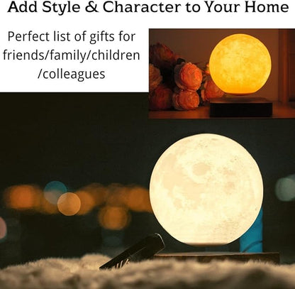 Levitating Moon Lamp, Floating Moon Lamp Magnetic Levitation Moon Light Gifts for girls, boys, Children and teenagers