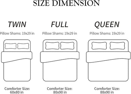 ENJOHOS Space Bedding Comforter Set Twin Size for College Boy, 3 Pieces Twin/Twin XL Galaxy Summer Bedding, Lightweight Soft Microfiber Universe Blanket Comforter, Dark Blue Comforter for Kid