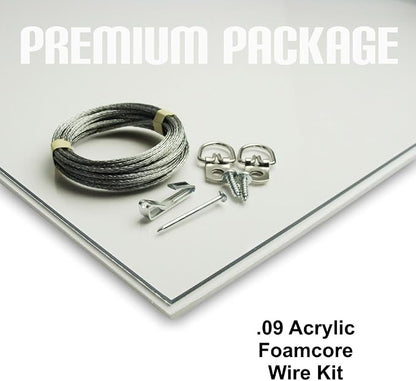 Craig Frames 20x30 Black Picture Frame, Wall Decor for Art and Photos | A lightweight, shatter resistant acrylic front, made in the USA for a gallery display