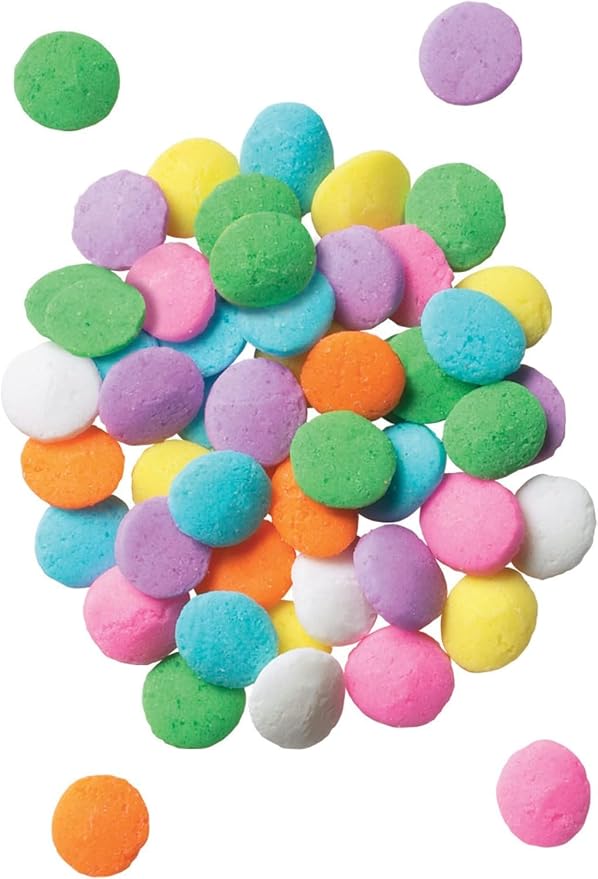 DECOPAC Quins Fancy Sprinkles, 19.5oz, Candy Sprinkles in Handheld Container, Edible Sprinkles For Celebration Cakes, Cupcakes, Cookies - Pastel Sequin Quins