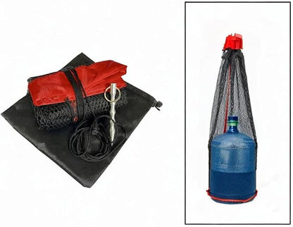 ing Net with Drawstring Mesh Net Sturdy Lightweight for Outdoor Practical Catching Basket ing Netting for, Net Ground Nail Bag