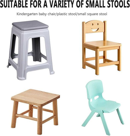 Square Cushion Set of 2 for Bar Stool 14x14/15*15/12*12 Seat Pad Thicked 5/8cm With Ties - Dining Chair Cushion for Home Kitchen (Color: 8#)