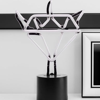 Amped & Co Diamond Bling Neon Desk Light and Room Decor, Real Neo, 12.5 x 9 inches, Neon Signs, led desk light wall decor, neon table light, diamond decor