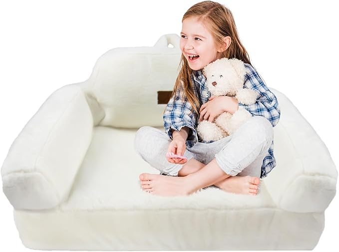 Asou Kids Chair Kids Couch Chair Kids Comfy Chair Toddler Armchair with Handle for Kids Boys Girls