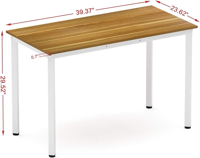 Weehom Computer Desk 39" Small Desk for Home Office Study Writing Laptop Dining Table for Small Spaces
