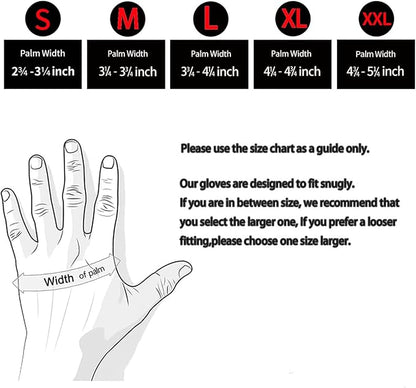 DULFINE Flex Grip Mechanic Work Gloves for Men,Black and Red Utility Safety Working Gloves Touch Screen,Excellent Grip,Ideal for Working on Cars and Outdoor Jobs(XX-Large)