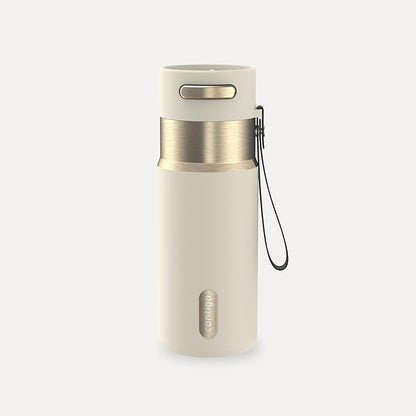 Contigo AutoSeal 16 oz Stainless Steel Vacuum-Insulated Water Bottle with Leakproof Push-Button Spout & Lock, Carry Strap, BPA-Free & Lead-Free, Dishwasher Safe