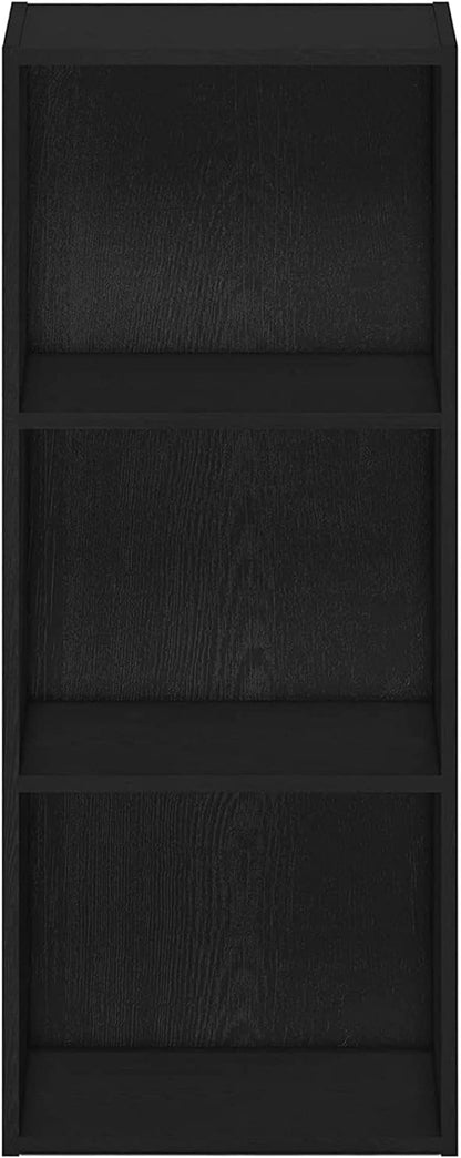Furinno Luder Bookcase / Book / Storage , 3-Tier, Blackwood