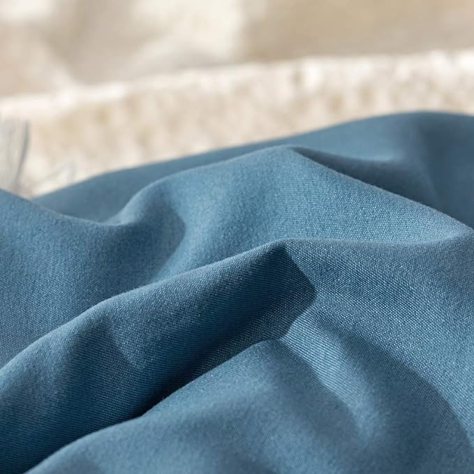 Lake Blue Comforter Set Cal King Solid Blue Bedding Quilt Set Men Bright Blue Blanket Adult Lightweight Breathable Durable Royal Blue Comforter Set Women Bed Comforter Set Breathable Bedding
