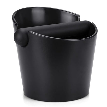 Coffee Knock Box, Espresso Dump Bin, Coffee Bin, 4.8 Inch Espresso Knock Box Shock-Absorbent Durable Barista Style with Removable Knock Bar and Non-Slip Base(Round) | Ailelan Coffee Knock Box, Espresso Dump Bin, Coffee Bin, 4.8 Inch Espresso Knock Box ...