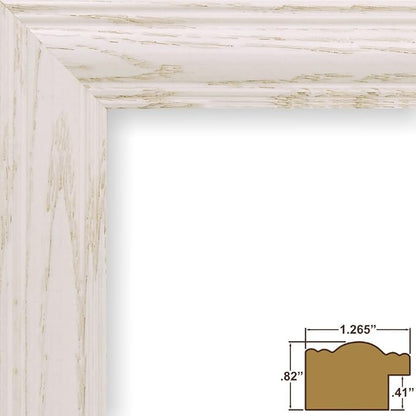 Craig Frames 20x30 White Picture Frame, Wall Decor for Art and Photos | A lightweight, shatter resistant acrylic front, made in the USA for a gallery display