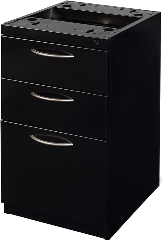 Regency Fusion Box File Pedestal, Black