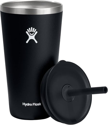 28 OZ All Around Tumbler Straw LID Black