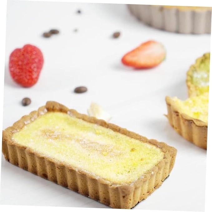 IMIKEYA 2pcs Non-stick Cake Molds Live Bottom Tart Pizza Pans for Baking Pies Quiches and Desserts