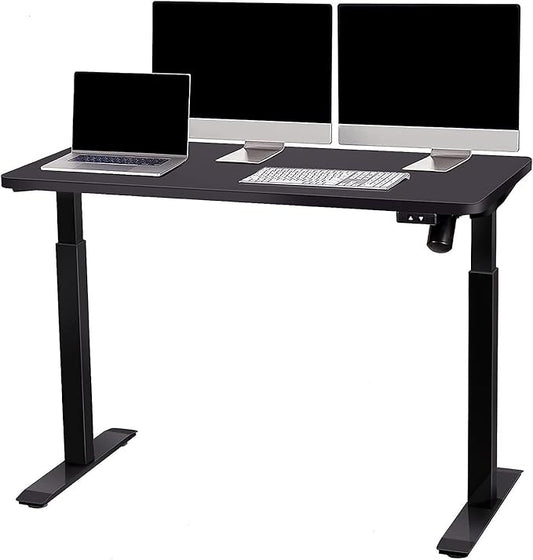 NicBex Laik-DW-00079-DX Desks, 48" W x 24" D x 28" H, Black