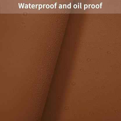 Dining Table Cover for Dining Room Table - Can Be Used On Both Sides Waterproof and Easy to Clean Good Flatness Used for Dining Table(Brown+Gray 44x60)