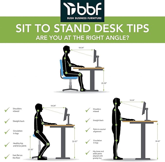 60W x 30D Height Adjustable Standing Desk