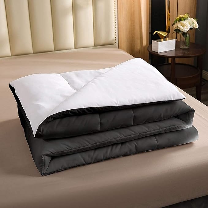 Erosebridal Ice Hockey Comforter Set King, Hockey Player Down Comforter for Kids Boys Girls Teens Juvenile, Sports Game Duvet Set, Soft Winter Quilted Duvet Sports Bedroom Decor for All Season