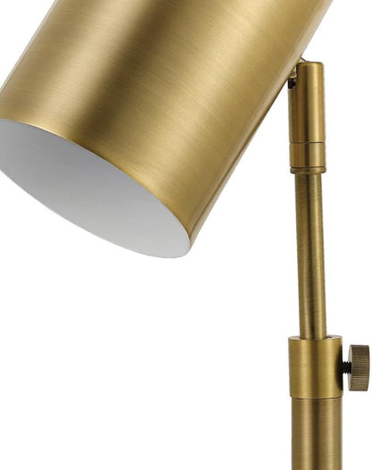 Globe Electric 52097 Pratt Desk Lamp, 18 in 1, Brass 1-Light