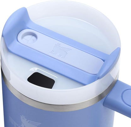 STANLEY Quencher H2.0 Flow State Tumbler, 30 oz, Hydrangea | Handle and Straw | 3-Position Lid | Cup Holder Compatible for Travel | Insulated Stainless Steel Cup | BPA-Free