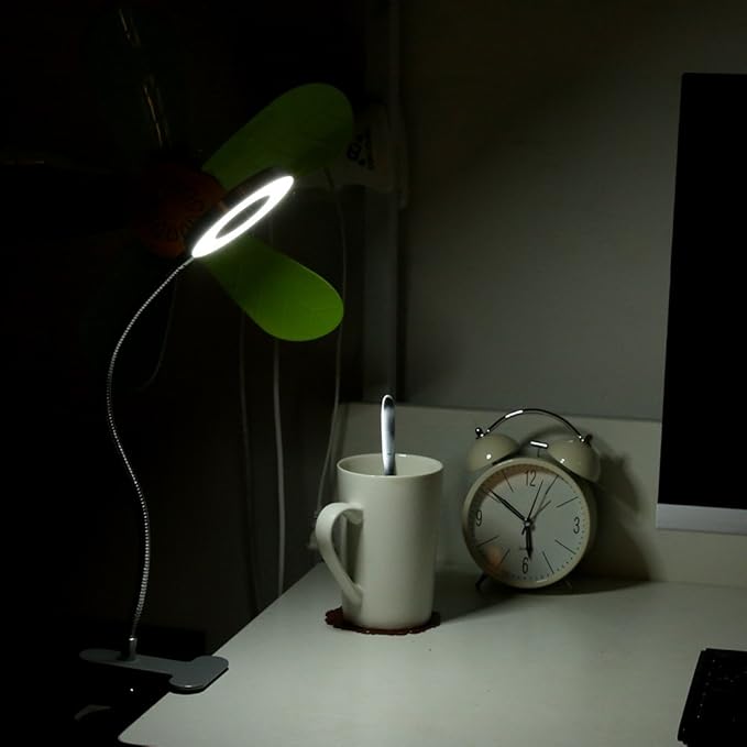 ZJchao Clip on Light, Makeup LED Lights USB Cosmetic Lamp Eyebrow Lip Beauty Salon Desktop Led Lights with Clip Reading Desk Light Book Light for Desk Bed Headboard Makeup
