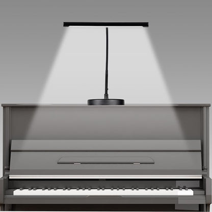 Piano Light, 16'' Head, 20'' Neck, Adjustable Height and Direction, Music Stand Light, LED Piano Lamp, 3 Color Modes, 10 Brightness Levels, Metal, Black
