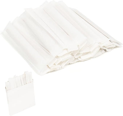 ANTETOK Wooden Coffee Stirrers - Coffee Stir Sticks 5.5 Inch,100pcs Individually Wrapped Disposable Swizzle Sticks,Swizzle Drink Sticks for Coffee,Tea,Cocktail and Hot Chocolate