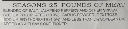 A.C. Legg Jalapeno Smoked Sausage Seasoning, 14 Ounce - with Cure