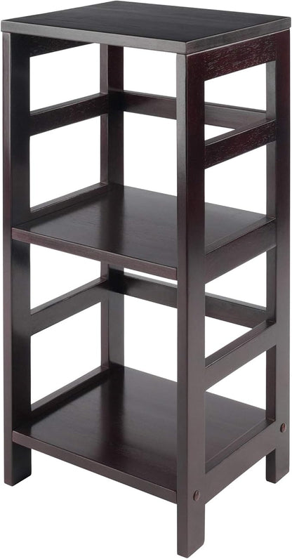 Winsome Leo Model Name Shelving, Tall, Espresso