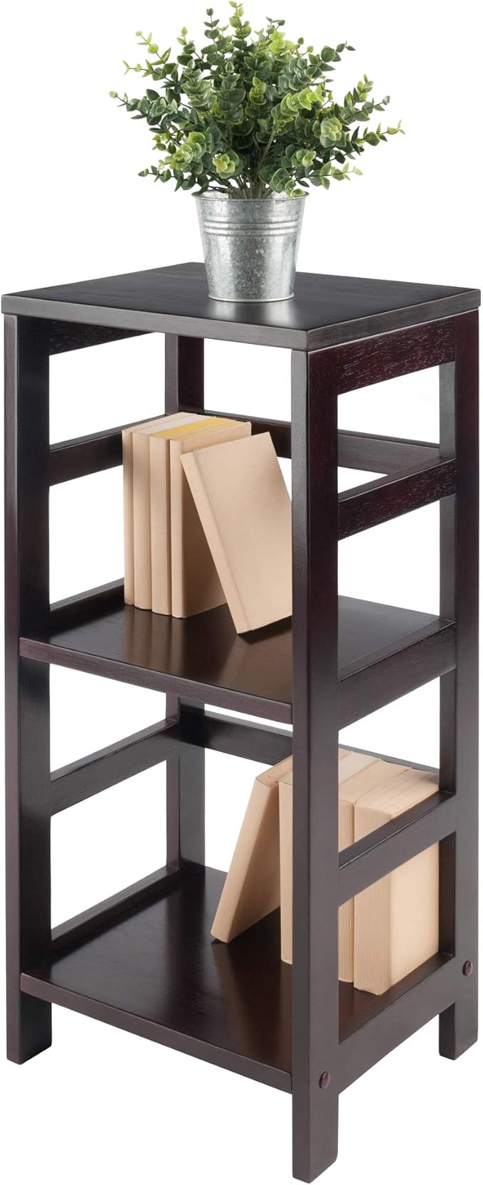 Winsome Leo Model Name Shelving, Tall, Espresso
