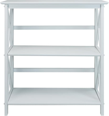 Casual Home 3-Shelf Montego Bookcase, White