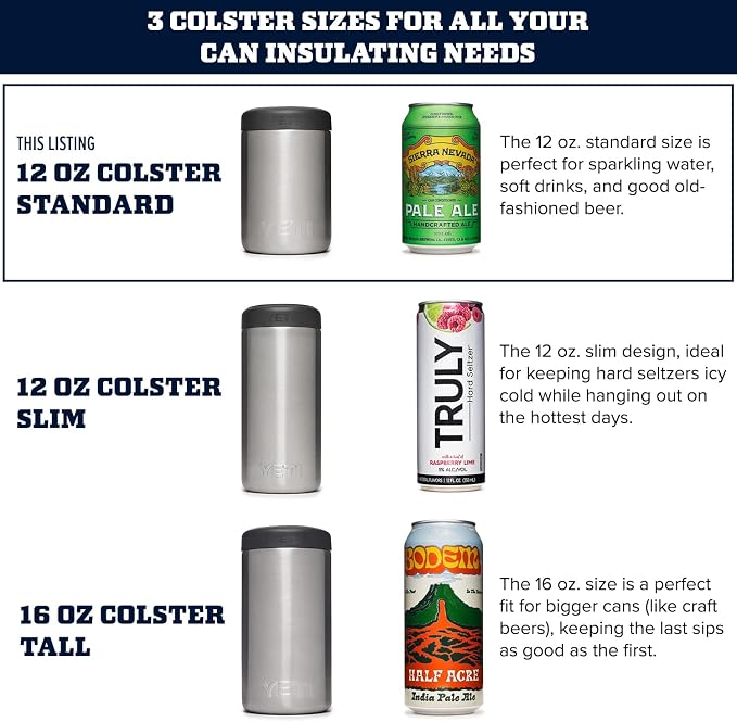 YETI Rambler 12 oz. Colster Can Insulator for Standard Size Cans, Bimini Pink