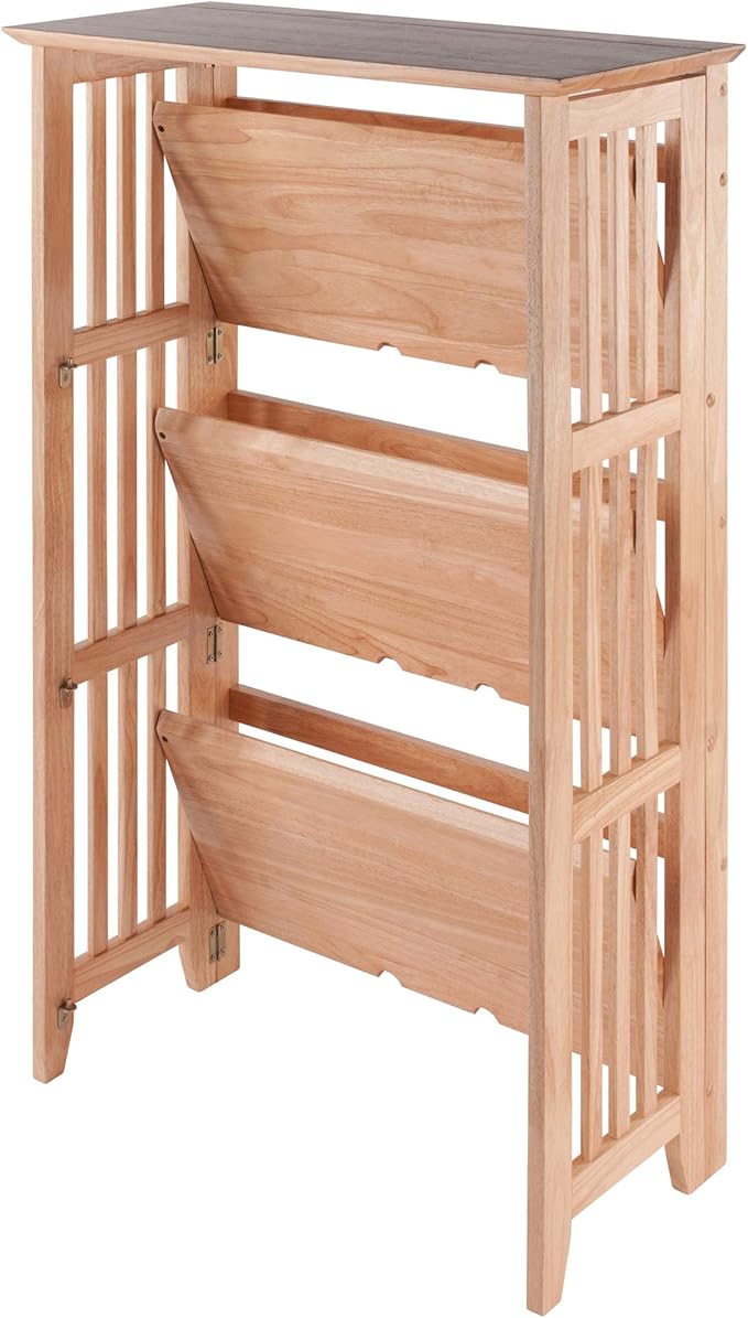 Winsome Wood Mission Shelving, Natural