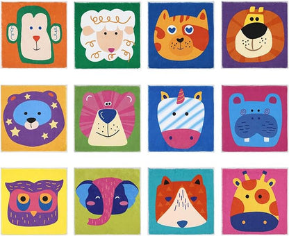 HiiARug 12pcs Carpet Squares for Classroom 18x18 Carpet Spots for Classroom Sitting Floor Seats for Kids Sit Spots for Classroom Kindergarden Playroom Decor Preschool Floor Dots for Classroom