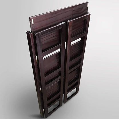 Casual Home 3-Shelf Folding Student Bookcase (20.75" Wide)-Espresso