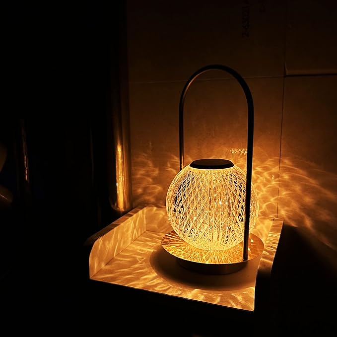 Portable Metal Desk Lamp, 16 Colors LED Rechargeable Night Light with Remote/Touch Control and USB, Gifts for Kids Friends Lover