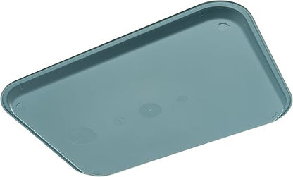 Carlisle FoodService Products Cafe Plastic Fast Food Tray, 12" x 16", Slate