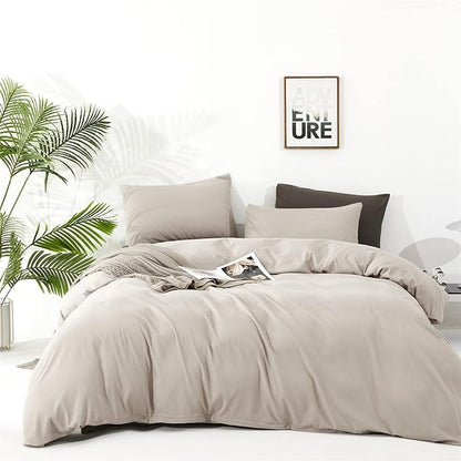 Light Khaki Comforter Set Twin Size Khaki Comforter 3 Pieces Champagne Color Twin Comforter Bedding Set Girls Solid Khaki Twin Bed Comforter Set All Season Gift