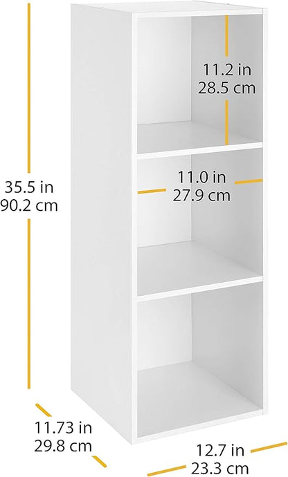 Whitmor 3 Cube Organizer, White
