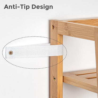 4-Tier Bamboo Ladder Shelf