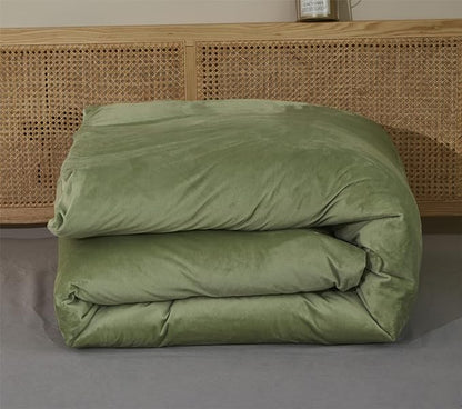 Sage Velvet Comforter Sets Solid Sage Green Flannel Bedding Set Cal King Women 3 Pieces Sage Green Velvet Blanket Winter Bedding Set Men Sage Green Flannel Bed Comforter Set Cal King Bedding