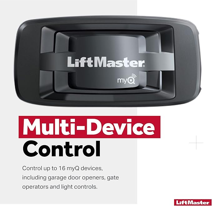 LiftMaster 828LM - Internet Gateway - Only Works with LiftMaster Security+ 2.0 Garage Door Openers - Smart Control for MyQ-Enabled Devices Including Garage Door Openers & Gate Operators