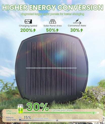Bright Solar Lights Outdoor 6 Pack, Solar Pathway Lights Waterproof IP65, Auto On/Off Walkway Landscape Lighting, Long Lasting Outdoor Light for Walkway Landscape Path Yard Lawn Patio Decor