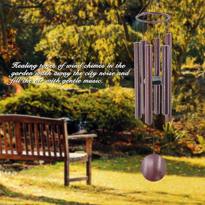 ASTARIN Sympathy Memorial Wind Chimes - Large Deep Tone Outdoor in Memory of Loved Ones - 36 Inch