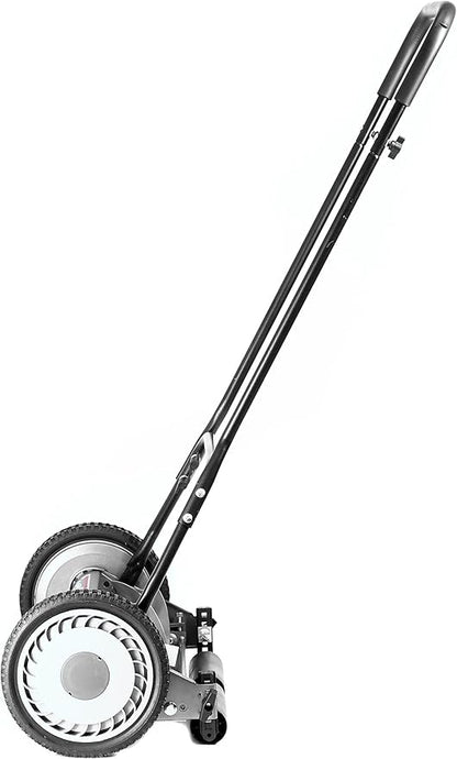 Great States 815-18 18-Inch 5-Blade Push Reel Lawn Mower, 18-Inch, 5-Blade, Grey