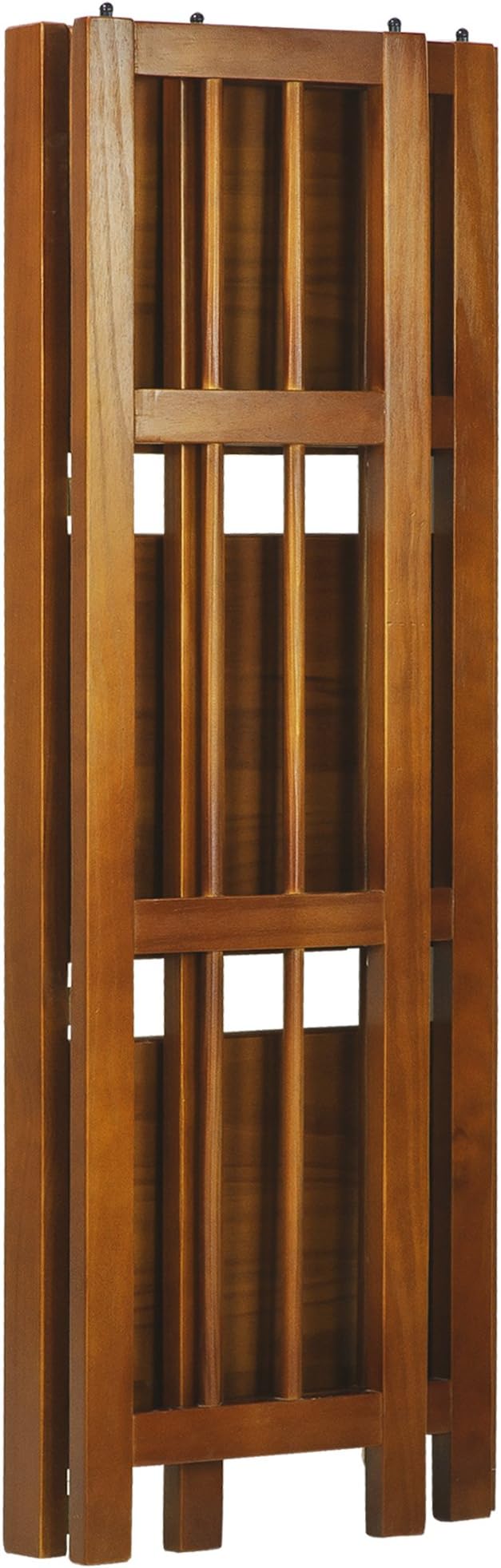 Casual Home 3-Shelf 14" Wide Folding Bookcase, Honey Oak (New)