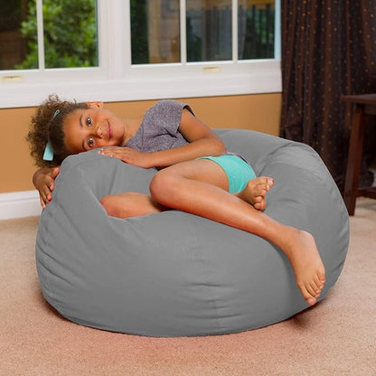 Posh Beanbags Bean Bag Chair, X-Large-48in, Solid Pink