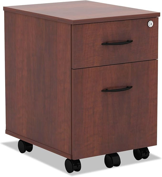 Alera ALEVABFMC Valencia Series Mobile B/f Pedestal, 15 7/8 X 19 1/8 X 22 7/8, Med. Cherry